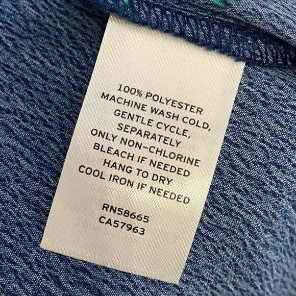 CHELSEA28 Women’s Print Wrap Dress - Navy Floral Sz XXS - Picture 8 of 9